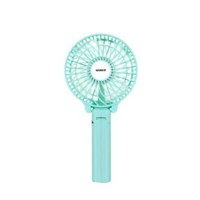 휴대용선풍기 화이트 민트 접이식 손선풍기 hv-4803 대용량 배터리2600mAh