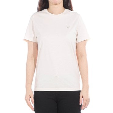 메종키츠네 여성 베이비 폭스 반팔 티셔츠 (MW00122KJ0008 FRESH COTTON) 24FW