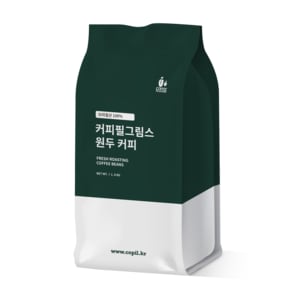 커피필그림스 [가격Down,용량Up,맛은그대로]커피필그림스 원두커피 프로그레스 블렌드 1.8kg (갓볶은 신선한 국내 로스팅, 당일 발송)