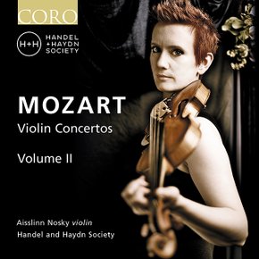 WOLFGANG AMADEUS MOZART - VIOLIN CONCERTOS 2,1,5/ AISSLINN NOSKY, HANDEL AND HAYDN SOCIETY