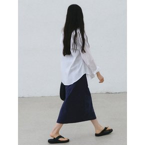 Pigment Long Skirt  Navy