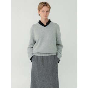 Winter V-Neck Pull-Over_Gray