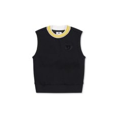 Women WAACKY Color-blocked Rib Vest_WWTBW24709BKX