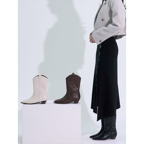 [리퍼브][225-240] 케일리 앵클 웨스턴 부츠_B2305(3 Colors) / Kaylee Ankle Western Boots