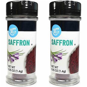 해피밸리 사프란 사프론 향신료 Happy Belly Saffron 1.4g 2개