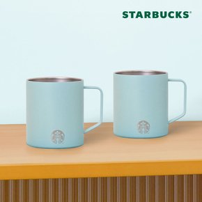 [스타벅스] SS 데비 머그 414ml 2P (민트)