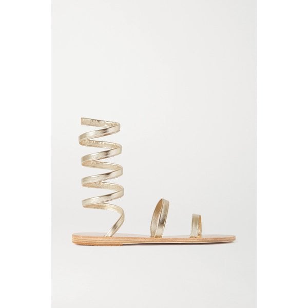 오피스 메탈릭 가죽 샌들 골드 26191867424541955