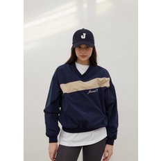 JSC V-neck windbreaker (Navy)