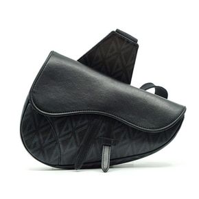 DIOR 디올 Saddle 백 블랙 송아지 가죽 1ADPO093CDP_H43E[34522641]