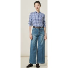 아웃포켓 와이드 데님 팬츠 - 블루 BF5321C07P