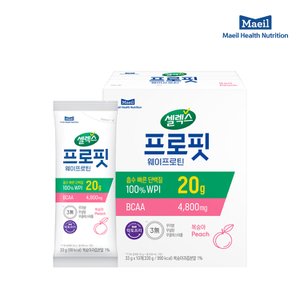 셀렉스 [본사직영]프로핏 웨이프로틴 파우더 스틱 복숭아 1박스 (33G x10포)