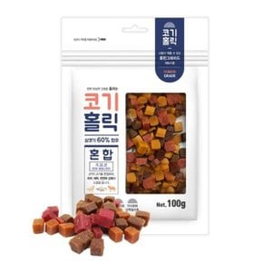 반려견간식 코기홀릭 혼합 100g