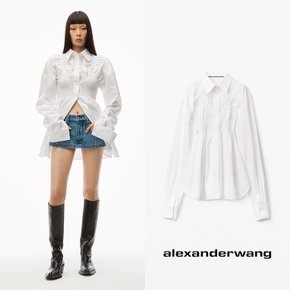 alexanderwang 알렉산더왕 코튼 포플린 스목 화이트 셔츠