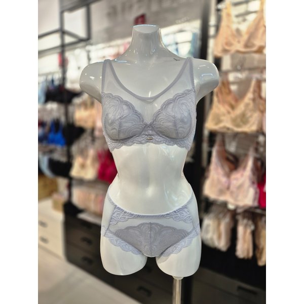 [시흥점] S 와코루) 데일리 노와이어 풀메이크업 홑겹 브래지어/팬티세트 WBRX205+WPTX205A-BU