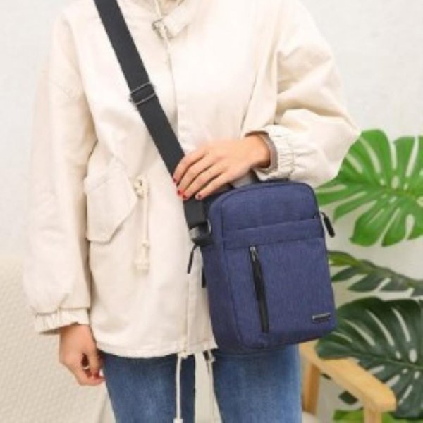 [옷자락] 남성 스트리트 패션 옥스포드 경량 사각 크로스백