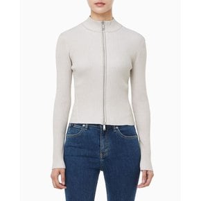 [파주점] [캘빈클라인진]여성 L/S 풀 집업 가디건 44D369G-NSU