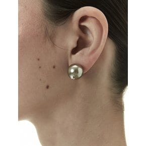 IC PEARL EARRING SILVER