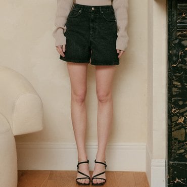 룩캐스트 브린 데님 숏 팬츠 / BRYNN DENIM SHORT PANTS_2colors