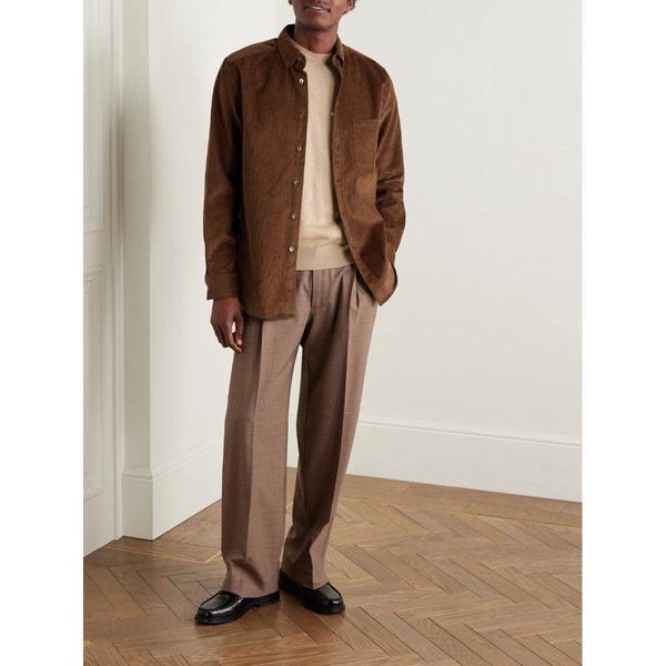 포르투기스 플란넬 로보 2.0 버튼다운 칼라 코튼 코듀로이 셔츠 46376663162911681