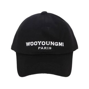 24SS 우영미 모자 볼캡 블랙 W241AC52 661B