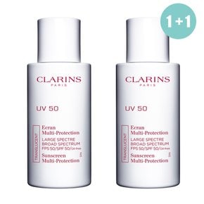 [1+1] 클라란스 선크림 UV 플러스 멀티 프로텍션 50ml x 2-트랜스루센트(리뉴얼)