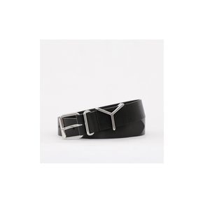 와이프로젝트 Y로고 35MM 남성 벨트 BELT1Y S25 BLACK SILVER