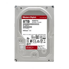 웨스턴 디지털 HDD 8TB WD 레드 NAS RAID 3.5인치 내장형 HDD WD80EFAX