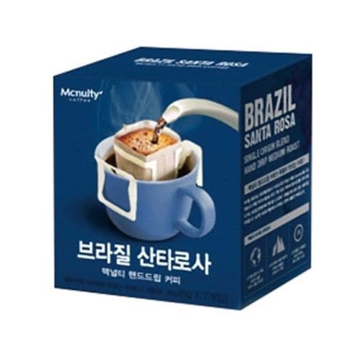 인스턴트커피 원두커피믹스 맥널티산지별핸드드립브라질산타로사7T