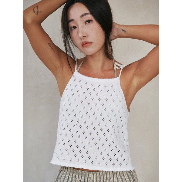 Oli Ribon Sleeveless Ivory