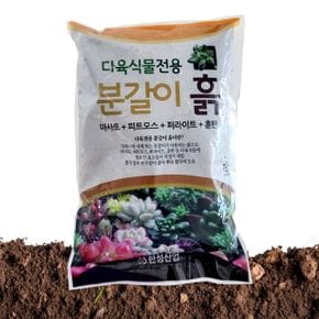 원예용품 다육식물 분갈이 흙 용토 배합토 1.5kg X ( 3매입 )