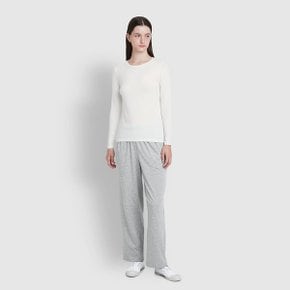 여 발열온감 코튼 크루넥 티셔츠 J425401012001