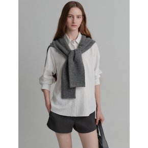 루넬 니트 숄 케이프 / LUNELLE KINT SHAWL CAPE_3colors
