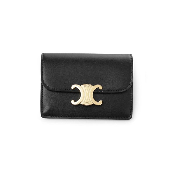 25FW 트리오페 플랩 카드지갑 블랙 10I583 DPV 38NO