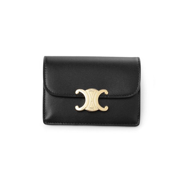 25FW 트리오페 플랩 카드지갑 블랙 10I583 DPV 38NO