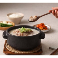 강할모니 돼지국밥 550g 국밥 캠핑 요리 밀키트 육수 제주산돼지고기 (1.5인분)