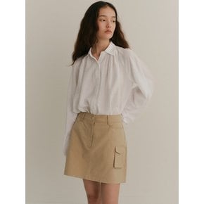 Eeay Pocket Skirt (Beige)