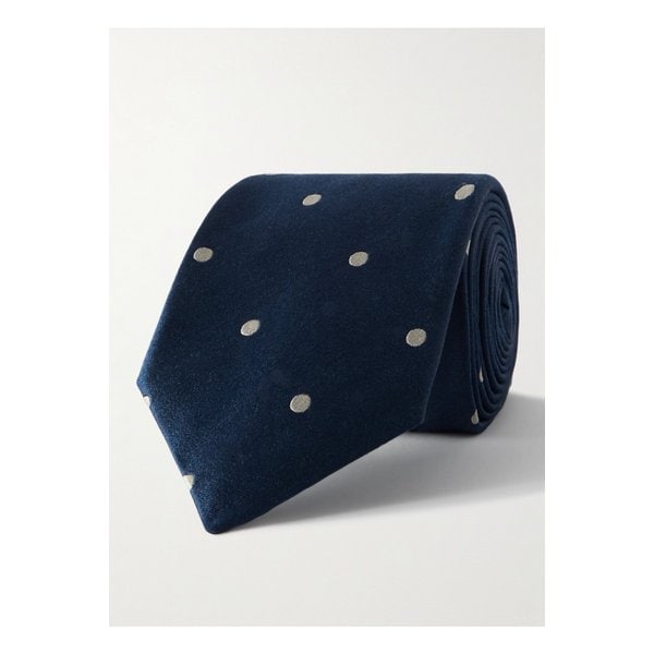 8cm 폴카 도트 실크 새틴 타이 46376663162881056