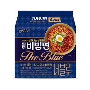 팔도 비빔면 더 블루 135g *4입