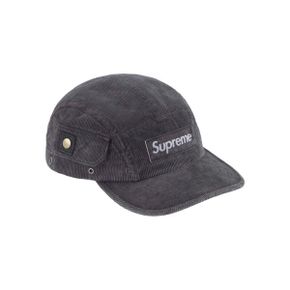 슈프림 코듀로이 포켓 캠프 캡 블랙 - 24SS Supreme Corduroy Pocket Camp Cap Black - 24SS