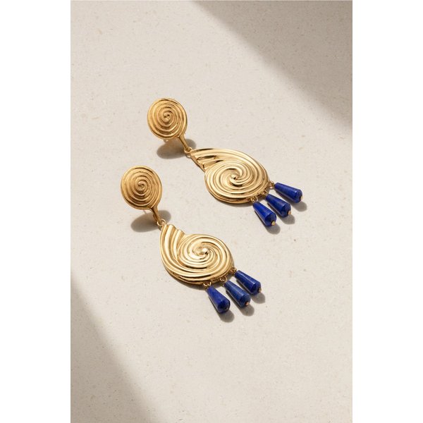 주주베라 엘리자 골드톤 라피스 이어링 46376663163020369