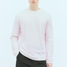 질샌더 25 SS 질샌더 남성 Layered 레이어드 보트넥 긴팔 티셔츠 핑크 J22FV0110 JTN325 668