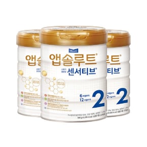 분유 앱솔루트 센서티브 리뉴얼 2단계(6~12개월) 900g 3캔
