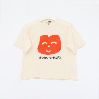 보보쇼즈 25SS 조이풀 페이스 크롭  반팔 여아 티셔츠 B125AC017 199