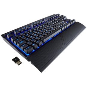 Corsair K63 무선 게이밍 키보드 블랙 동글이 포함 유선도 가능  LED 1ms 2.4GHz