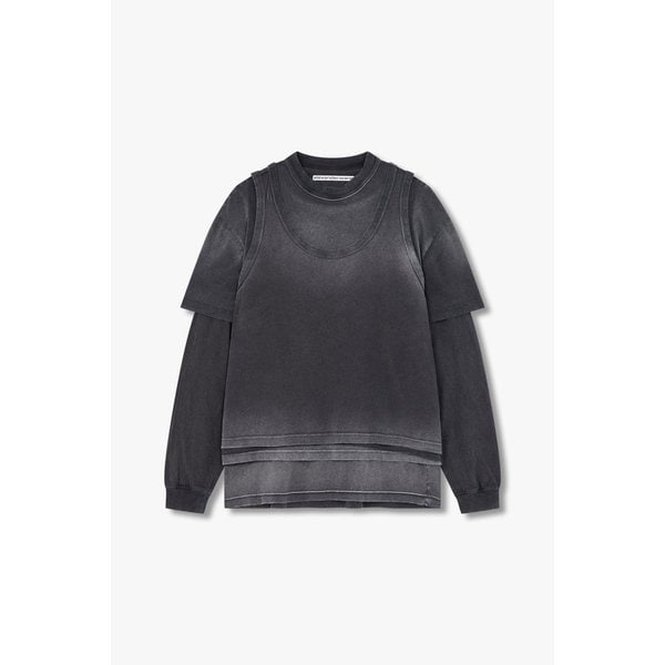 [UNISEX] 오버사이즈 레이어드 티셔츠 3624320014000
