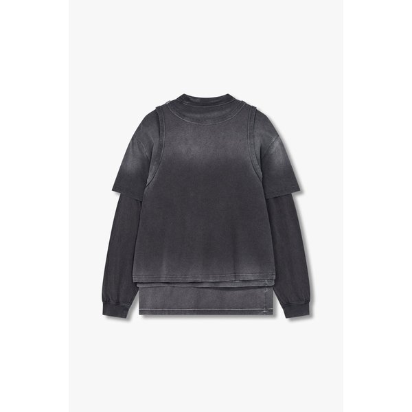[UNISEX] 오버사이즈 레이어드 티셔츠 3624320014000
