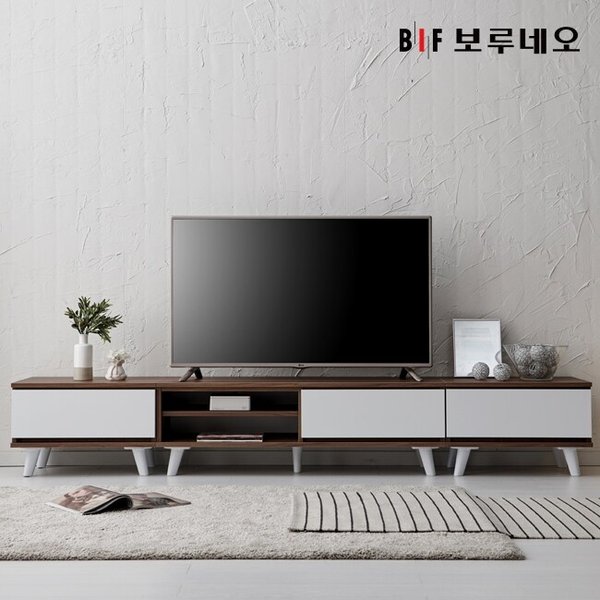 앳홈 그랑그랑 2400 선반 거실장