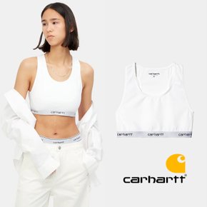 carhartt 칼하트 스크립트 레이서 화이트 민소매 탱크 탑