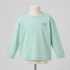 노스페이스 키즈 키즈 서프 긴팔 티 ICE_GREEN NT7TS03T