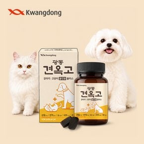 광동 강아지 영양제 관절 슬개골 눈 피부 장건강 면역 견옥고 올인원 70정 1개